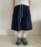 Dalson Banding Dot Bermuda Pants