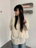 Petite Over Check Shirt