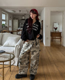 Moments Lettering Semi Crop Hood Zip-Up