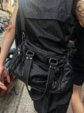 Multi-pocket vintage cross bag
