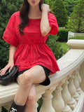 Abel Square Punching Lace Blouse