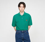 Bear Embroidery Pique Short Sleeve Tee