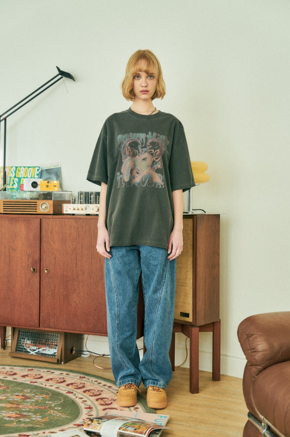 【CPGN STUDIO】Mad Hoppi Short Sleeve T-shirt CPGN STUDIO (コンパーニョ) - マッドホッピーピグメント半袖T