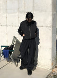 LINE HALF ZIP-UP KNIT