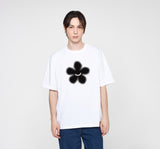 Silhouette Flower Smile Short Sleeve Tee