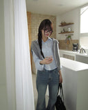 Moi Vintage Washed Flare Denim Pants