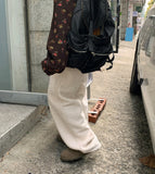 Mullein Banding Boucle Knit Pants