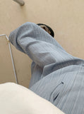 [BAONHAUS] Rebaca Stripe Banding Wide Pants