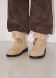 FUR SUEDE STRING BOOTS