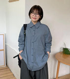 [BAONHAUS] Mintei Cotton Over Shirt