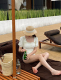 Robenneu Square Frill Monokini (2pcs)