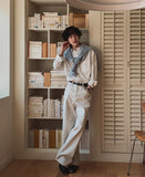 Rusling overfit silket shirt