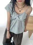 Kiran Pintuck Banding Long Wide Slacks