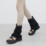 Dine Leg Warmer Sandals
