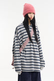 Shade collared stripe long sleeve