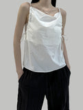 Leafin Shirring Sleeveless