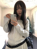 Pale One Piece Cardigan Layered Set