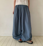 [unisex] Gyuden Nylon Banding Wide Pants