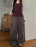 Vive Tape Dyeing Cargo Balloon Pants