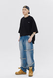 WIDE FIT SHINING LOGO TEE SHIRT