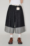 ROLL-UP BERMUDA DENIM