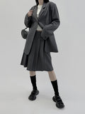 Ozu Back Belt Oversized Jacket