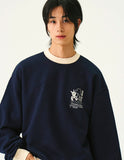 LUCKY CLOVER Color Matching Sweatshirt
