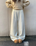 Hers Wide Training Banding Brushed Pants