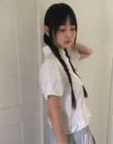 Minz Frill Puff Short Sleeve Shirt