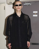 organza western shirt