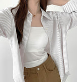 [With Cup] Four Seasons Square Neck String Sleeveless