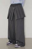 SNAP BUTTON PLEATS SK PT