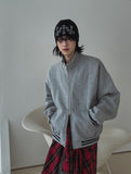 Papa High Neck Zip-up