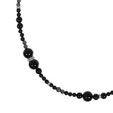 [LAN ARCHIVE] Black Glass Stone Necklace