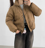 Gugu High Quality Lightweight Pocket Zipper High Neck Padding