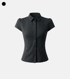 Vera Stripe Slim Shirt
