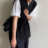Natto Detail Pocket Vest
