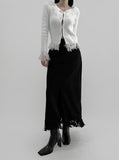 Fluon fringe cardigan