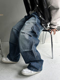 Urmil Washed Wide Denim Pants