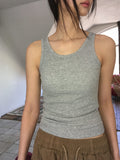 Loini Ribbed Layered Sleeveless