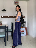 Ethnic Line Two Pintuck Nylon Pants