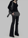 Dema Pleated Wrap Skirt