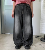 Mimito summer washed wide denim pants