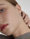 Essence Silver (W) Moissanite Freshwater Pearl Earrings 5mm