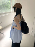 Clate layered pocket string mini sleeveless one piece