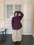 Conteni heart pocket balloon wide cotton pants