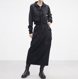 hitch string long skirt