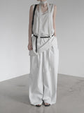 Airy Soft Scarf Sleeveless One Piece