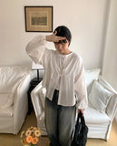 Auku Two-way Ribbon Blouse