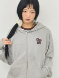 GRAE-S Small Stripe Hood Zip-Up